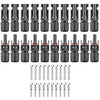 Solar MC4 Connector Kit – Waterproof Male & Female PV Cable Connectors - Pack - 10 Pairs
