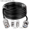 RG58 BNC Male to UHF Female Jumper Cable 49.2ft(15M)