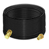 RG58 Coaxial Jumper Cable 49.2ft(15M) | RP-SMA Male to RP-SMA Female Low Loss Extension Cable -Pack -1