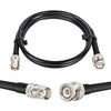 RG58 BNC Male to BNC Female Coaxial Jumper Cable 3.3ft(1 Meter) Low Loss Extension Cable - Pack - 1