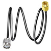 RG58 TNC Male to SMA Male Coaxial Jumper Cable 3.3ft(1 Meter) Low Loss Extension Cable (Pack of 1)