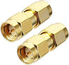 SMA Male to SMA Male Coax Adapter - Pack - 2