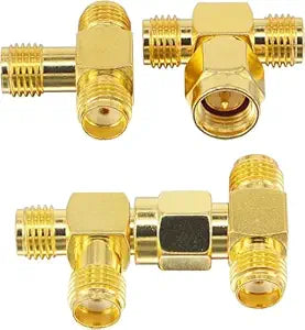 Rf Coax Adapter Sma Male To 2 Sma Female Splitter Kit Pack Of 4