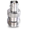 N-Type Female to BNC Female RF Coax Adapter - Pack - 1