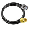 BNC Male to SMA Male Extension Cable RG58 6.6ft(2 Meter)