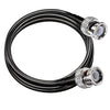 BNC Male to BNC Male RG58 50 Ohm – 6.6ft (2M) Coaxial Jumper - Pack - 1