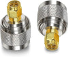 SMA Male to N Male RF Coax Adapter - Pack - 2