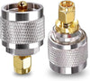 UHF Male to SMA Male Coax Adapter - Pack - 2