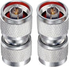 N Male to N Male RF Coax Adapter - Pack - 2