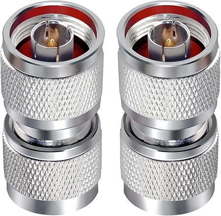 N Male to N Male RF Coax Adapter - Pack - 2