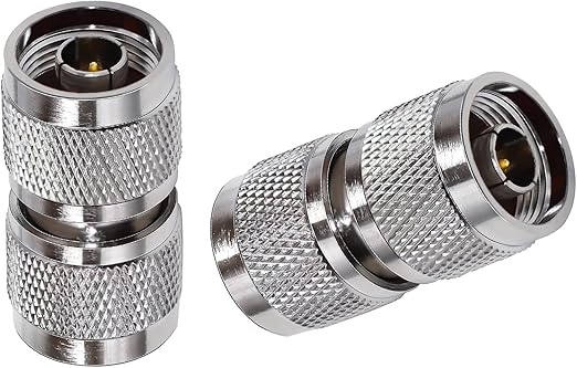 N-Type Male to UHF Male Coaxial Adapter (Pack of 2)