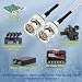 ABONIX BNC Male to BNC Male RG178 Video Cable, 2FT 75 Ohm HD-SDI, Pack- 1