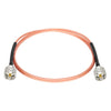 ABONIX RG316 UHF Male to UHF Male Coaxial Cable 3FT (1M), Pack-1