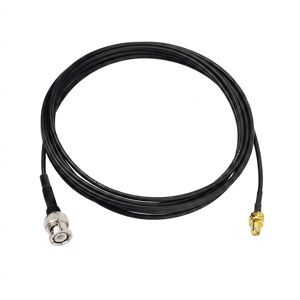 ABONIX BNC Male to SMA Female Bulkhead Cable 3M (9.9FT), RG174 50 Ohm