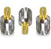 SMA Female to N Female RF Coax Adapter - Pack - 3