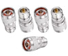 N Male to N Female RF Coax Adapter - Pack - 5
