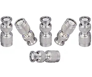 TNC Male to BNC Male RF Connector Adapter (Pack of 5)