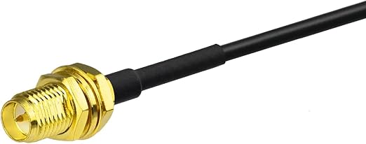 RP-SMA Male to RP-SMA Female Right Angle Extension Cable (3 Meter / 10ft) -Pack -1