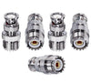 UHF Female to BNC Male Coax Adapter - Pack - 5