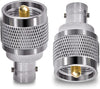 BNC Female to UHF Male RF Coax Adapter - Pack - 2