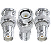 BNC Male to BNC Female RF Coax Adapter - Pack - 3