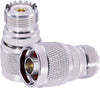 N-Type Male to UHF Female RF Coax Adapter - Pack - 2