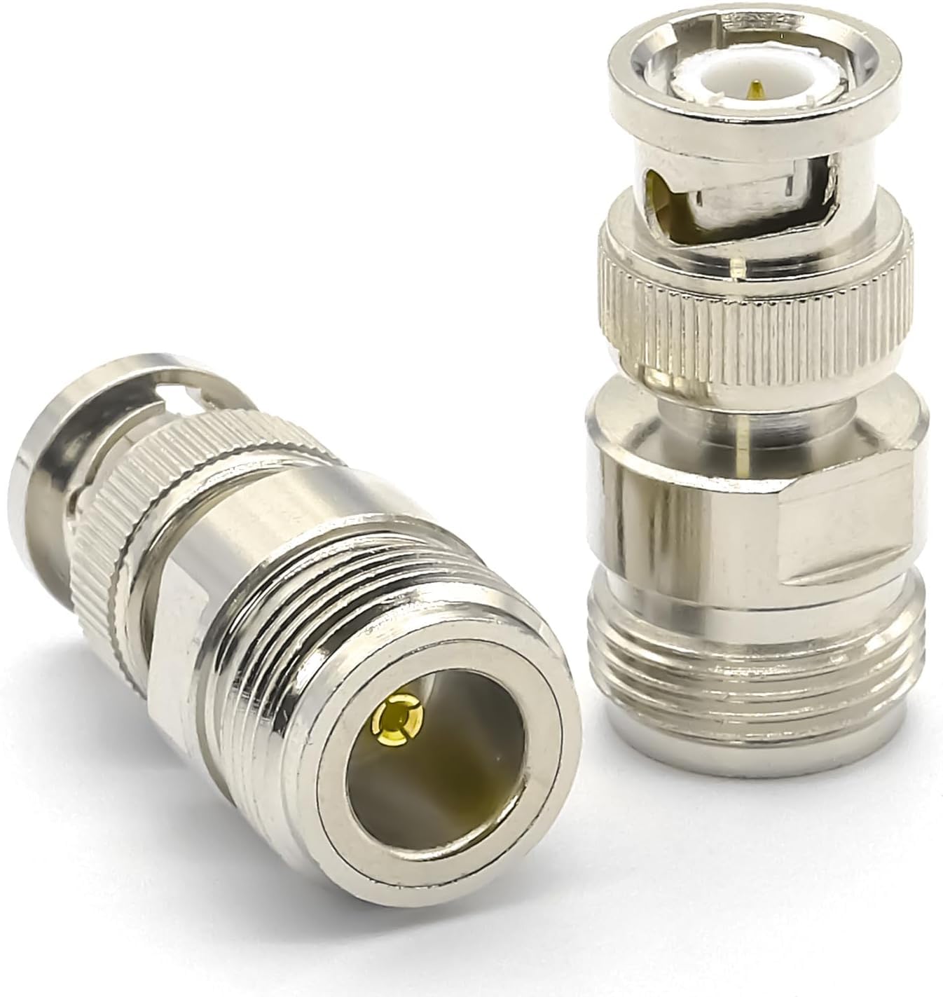 ABONIX N Female to BNC Male RF Connector Adapter, 50 Ohm - Pack- 2