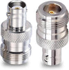 N-Type Female to BNC Female RF Coax Adapter - Pack - 2