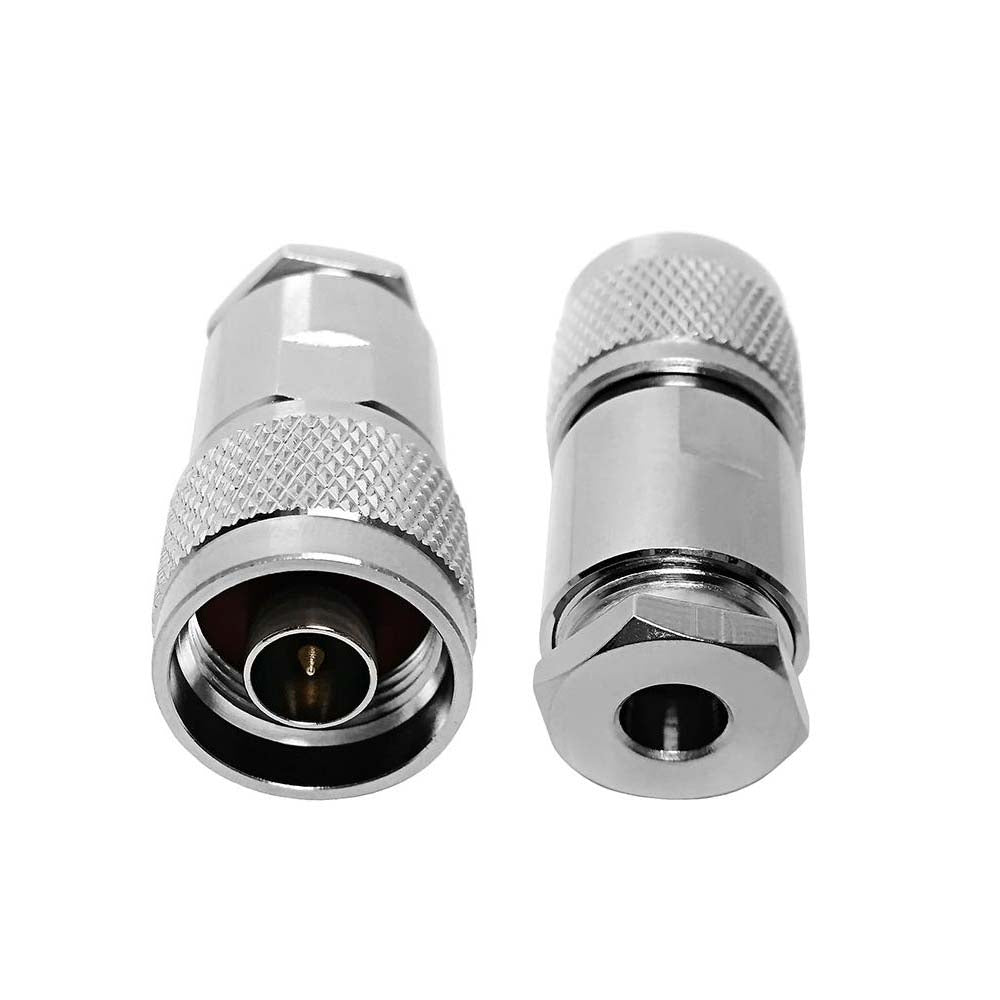 ABONIX N Male Connector Clamp HLF300/LMR300, Pack-2