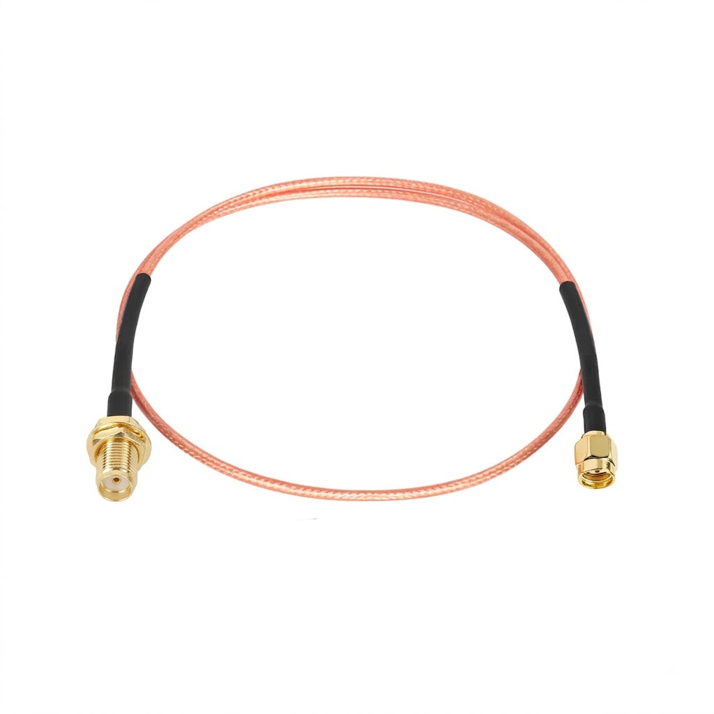 Abonix RP-SMA Male to SMA Female RG316 RF Coaxial Cable, 50 Ohm, 2FT (24 inch)