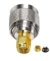SMA Male to N Male RF Coax Adapter - Pack - 1