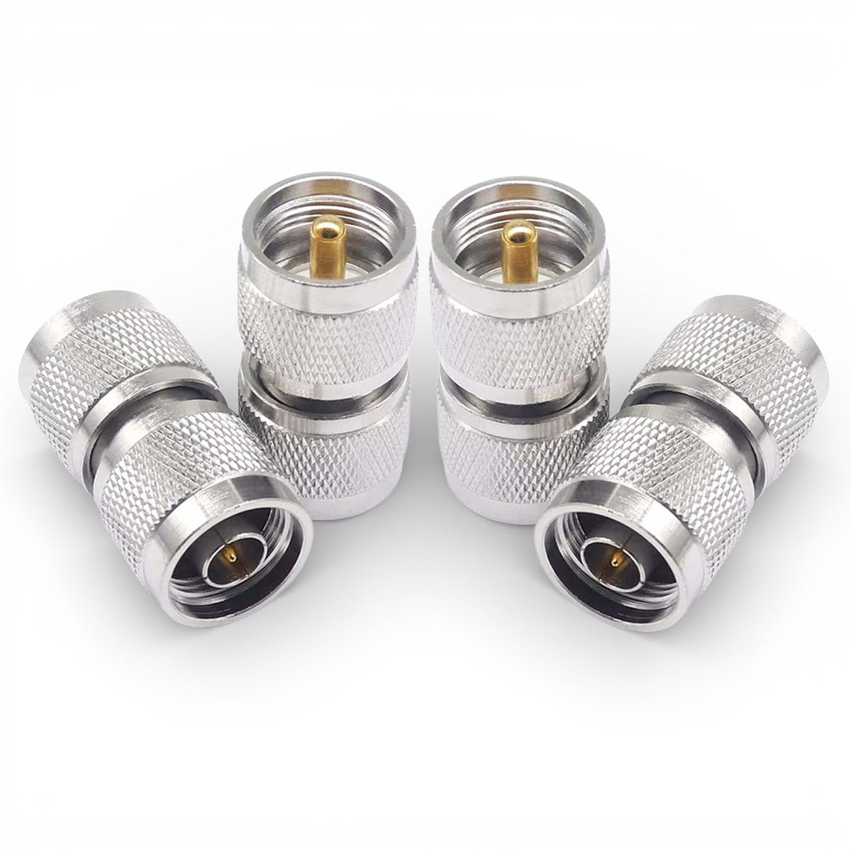 N-Type Male to UHF Male Coax Adapter - Pack - 5