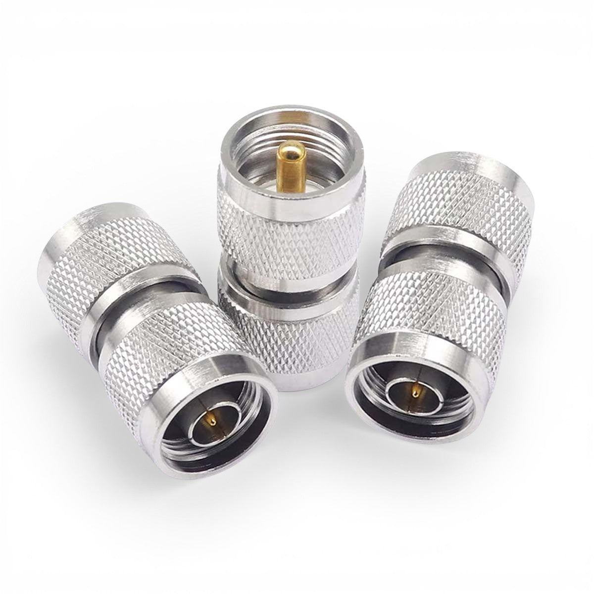 N-Type Male to UHF Male Coax Adapter - Pack - 3