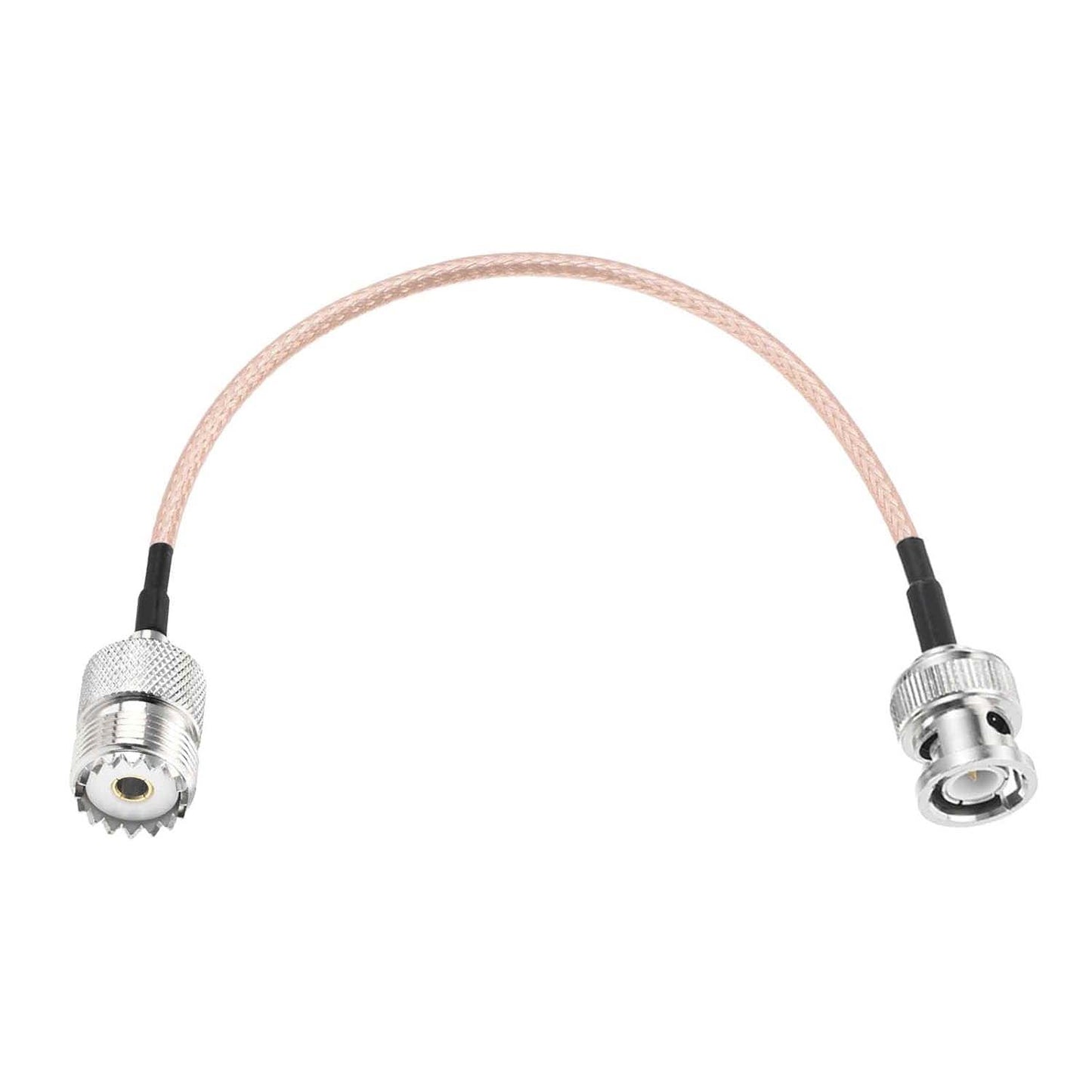 ABONIX RG316 BNC Male to UHF Female RF Coaxial Cable 1FT (30cm), Pack- 1