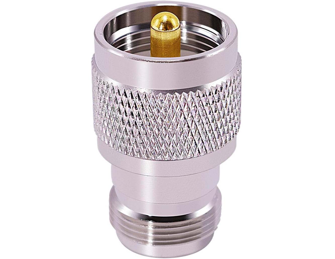 N-Type Female to UHF Male RF Coax Adapter - Pack - 1