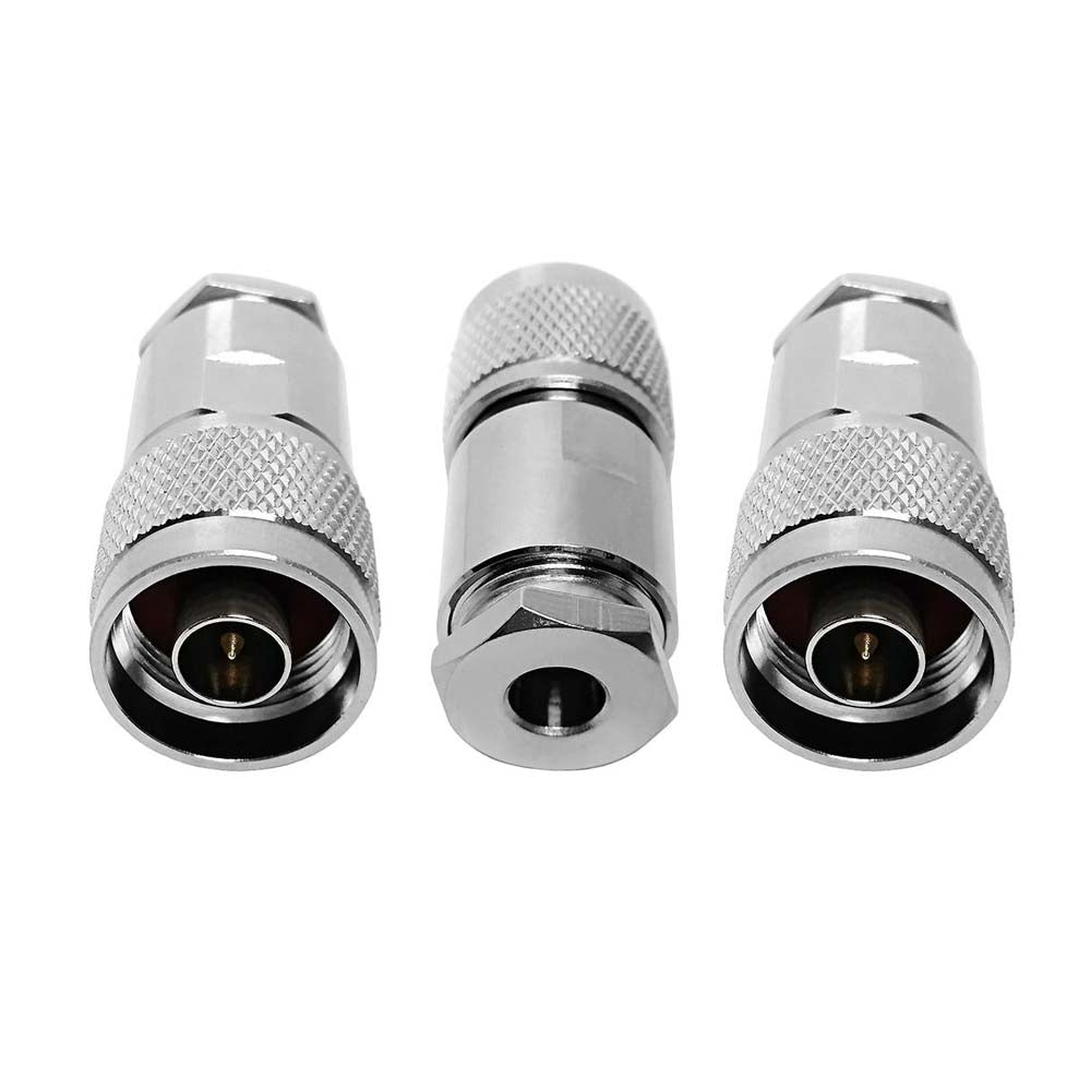 ABONIX N Male Connector Clamp for HLF300/LMR300 RF Connector, Pack-3