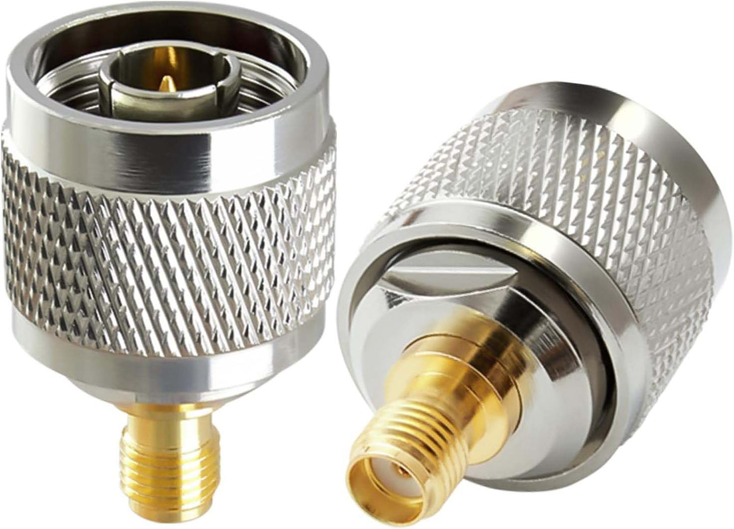 SMA Female to N Male RF Coax Adapter - Pack - 2