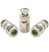 N Female to BNC Male Coax Adapter - Pack - 3
