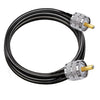 Jumber Cable UHF Male to Male Extension Cable 6.6ft (2M) Low Loss RG58 RF Black Coaxial Cable - Pack - 1