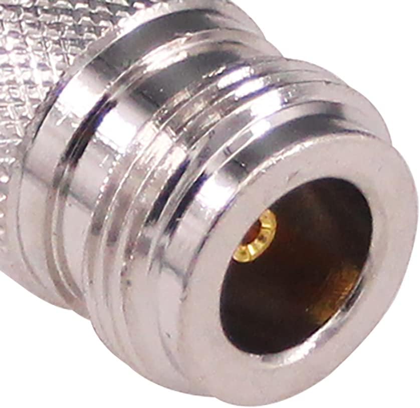 ABONIX F Female to N Female RF Coaxial Adapter for TV, Satellite, WiFi & LTE- Pack- 4