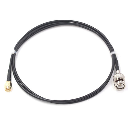 ABONIX RG174 SMA Male to BNC Male RF Coaxial Cable 3.3FT (1M), 50 Ohm Low Loss