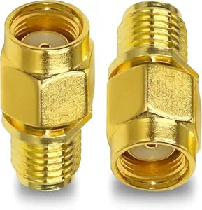SMA Female to RP-SMA Male Coax Adapter Connector (Pack of 2)