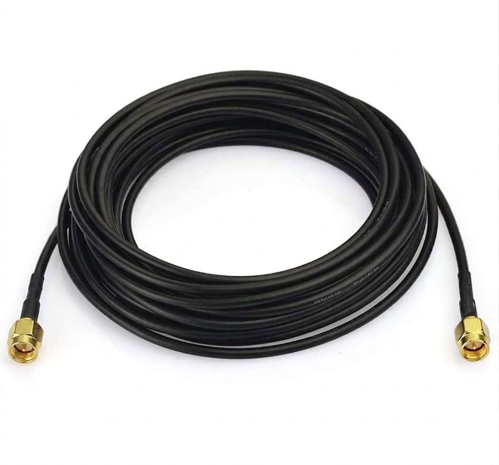 ABONIX SMA Male to SMA Male Cable 10M (33FT), RG174 50 Ohm