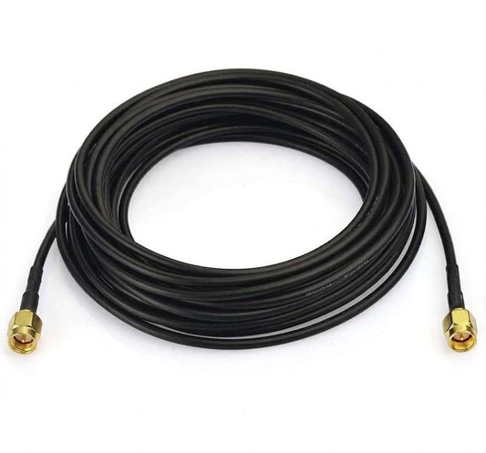 ABONIX SMA Male to SMA Male Cable 10M (33FT), RG174 50 Ohm
