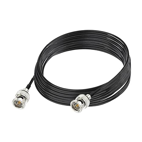 BNC Male to BNC Male Low Loss RG174 RF Coaxial Antenna Extension Cable 10 Meter (33FT) (Pack of 1)