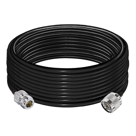 RG58 N Male to N Female Coaxial Jumper Cable – 32.8 FT (10 Meter) -Pack -1