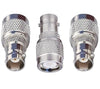 TNC Male to BNC Female RF Coax Adapter - Pack - 3