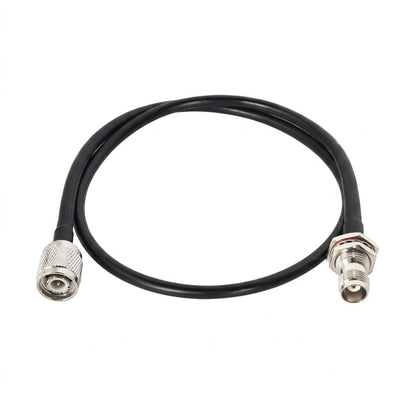 ABONIX RG58 TNC Male to TNC Female Bulkhead RF Cable 1M (3.3FT), 50 Ohm