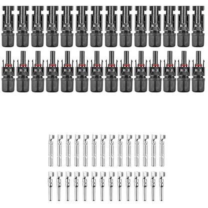 Solar MC4 Connector Kit – Waterproof Male & Female PV Cable Connectors - Pack - 14 Pairs
