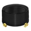 RG58 SMA Male to SMA Female Coaxial Cable, Low Loss SMA RF Coax Cable 49.2Ft(15M) -Pack -1
